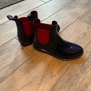 Navy & Red Ralph Lauren Rain Boots!